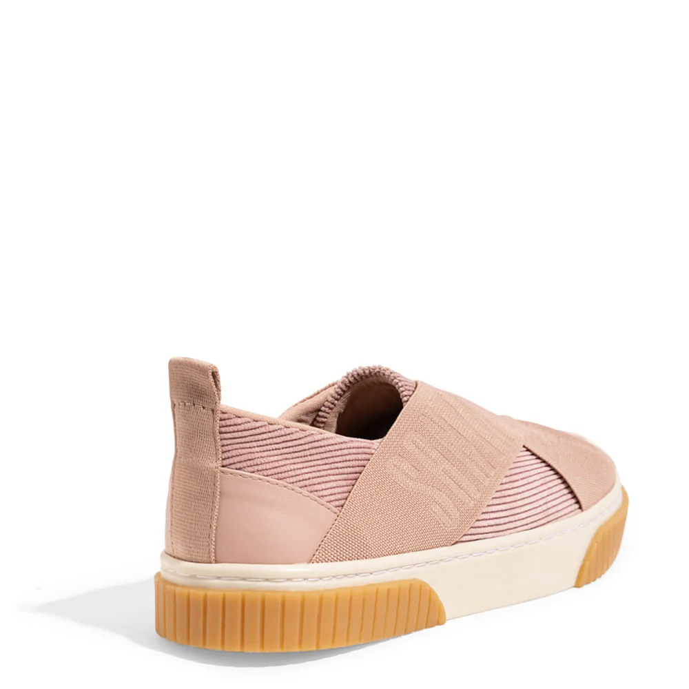 Tênis Slip On Lona Deserto Rosê Elástico - vista 4 de 4