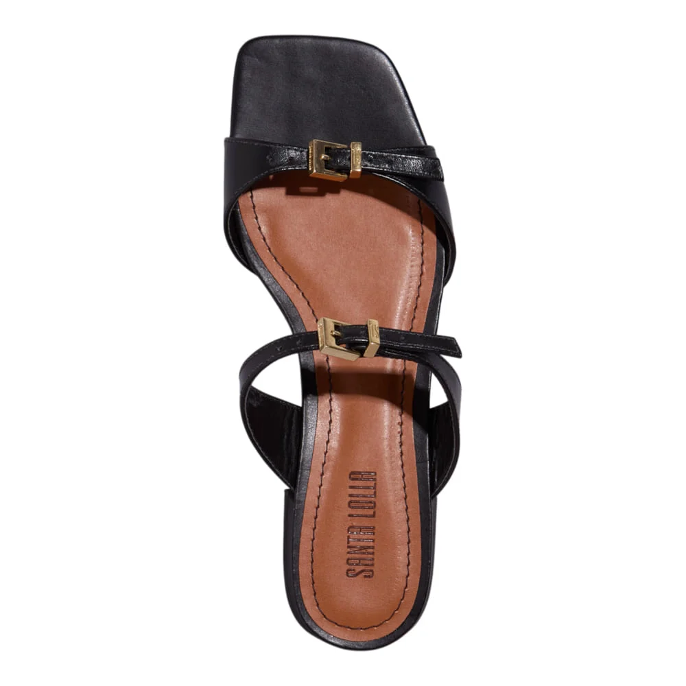 Mule Fivelas Napa Madri Preto - vista 4 de 4