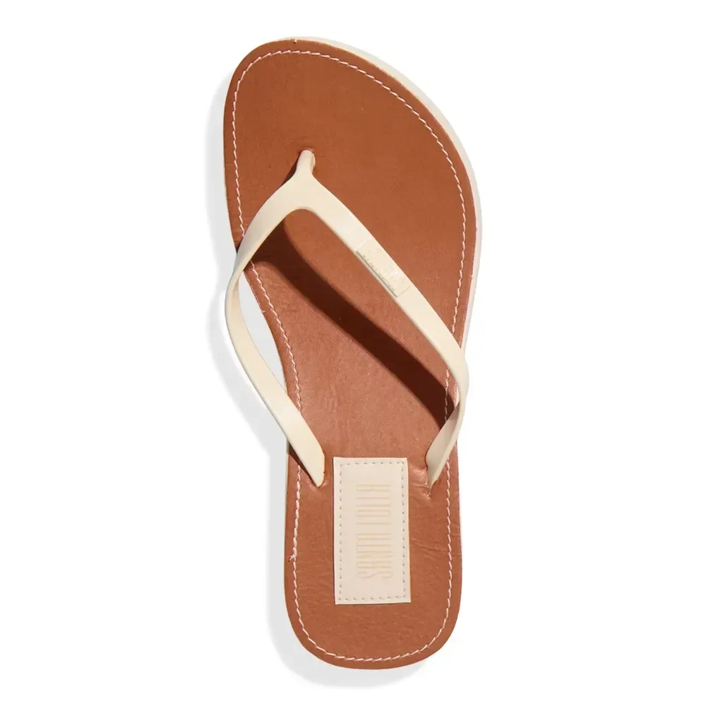 Chinelo Flatform Borracha Off White - vista 4 de 4