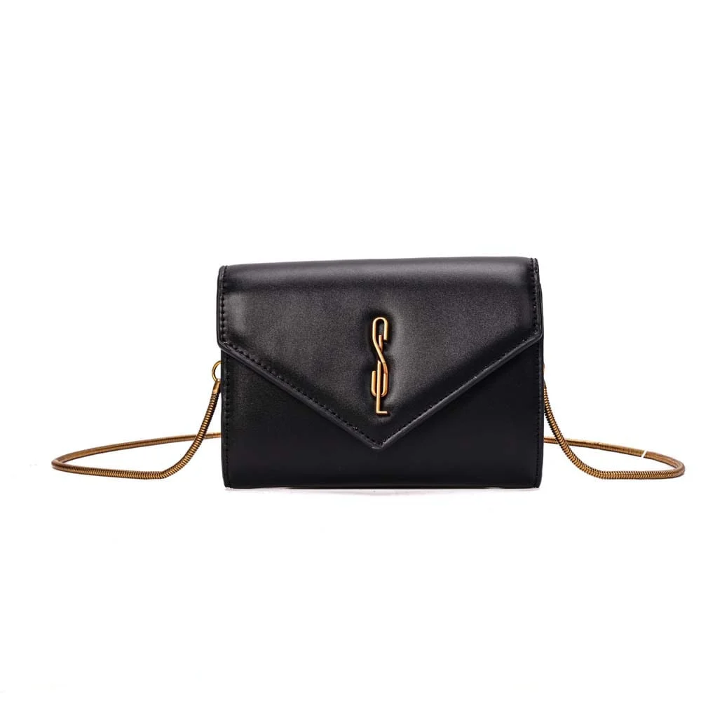 Bolsa Carteira Pequena Soft Liso Transversal Preto - vista 1 de 7