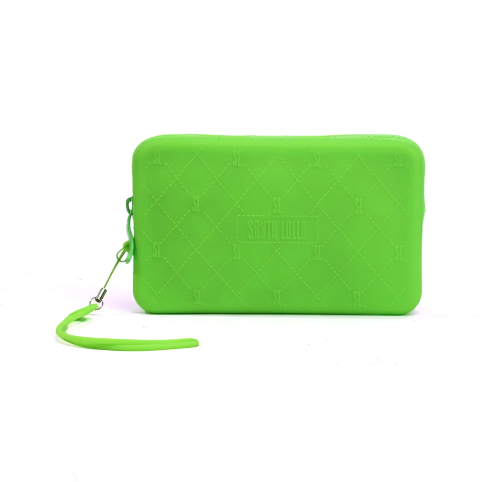 Bolsa Clutch Verde Borracha Alça - vista 1 de 4