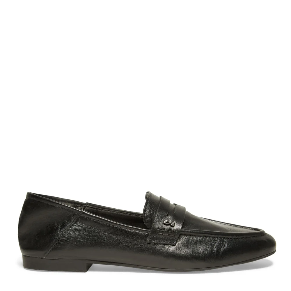 Mocassim Couro Nobre Soft Bico Redondo Preto - vista 1 de 4